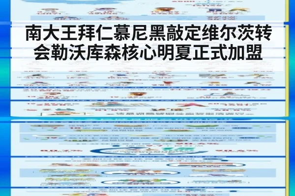 南大王拜仁慕尼黑敲定维尔茨转会勒沃库森核心明夏正式加盟